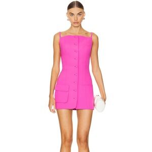 NWT Camila Coelho Zuma Mini Dress in Fuchsia, Size Xs